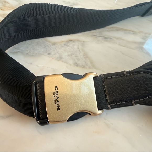 Coach Black Pebble Leather Belt Bag - Picture 4 of 7